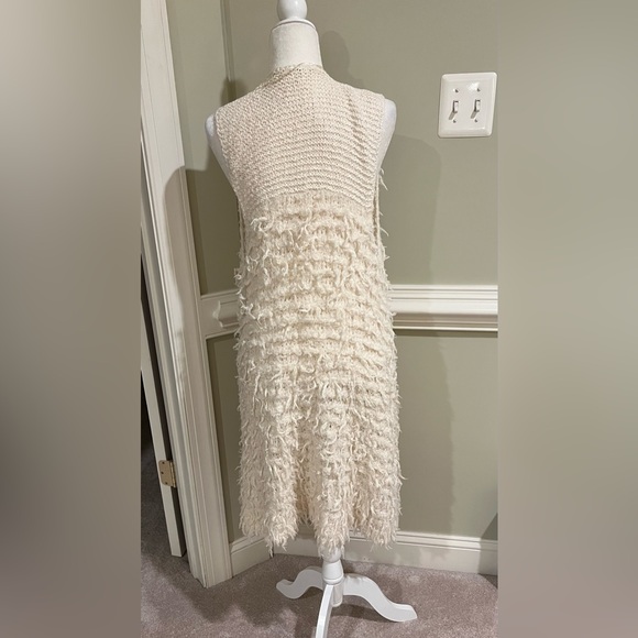 Free People Cream Textured Vest - Picture 3 of 6